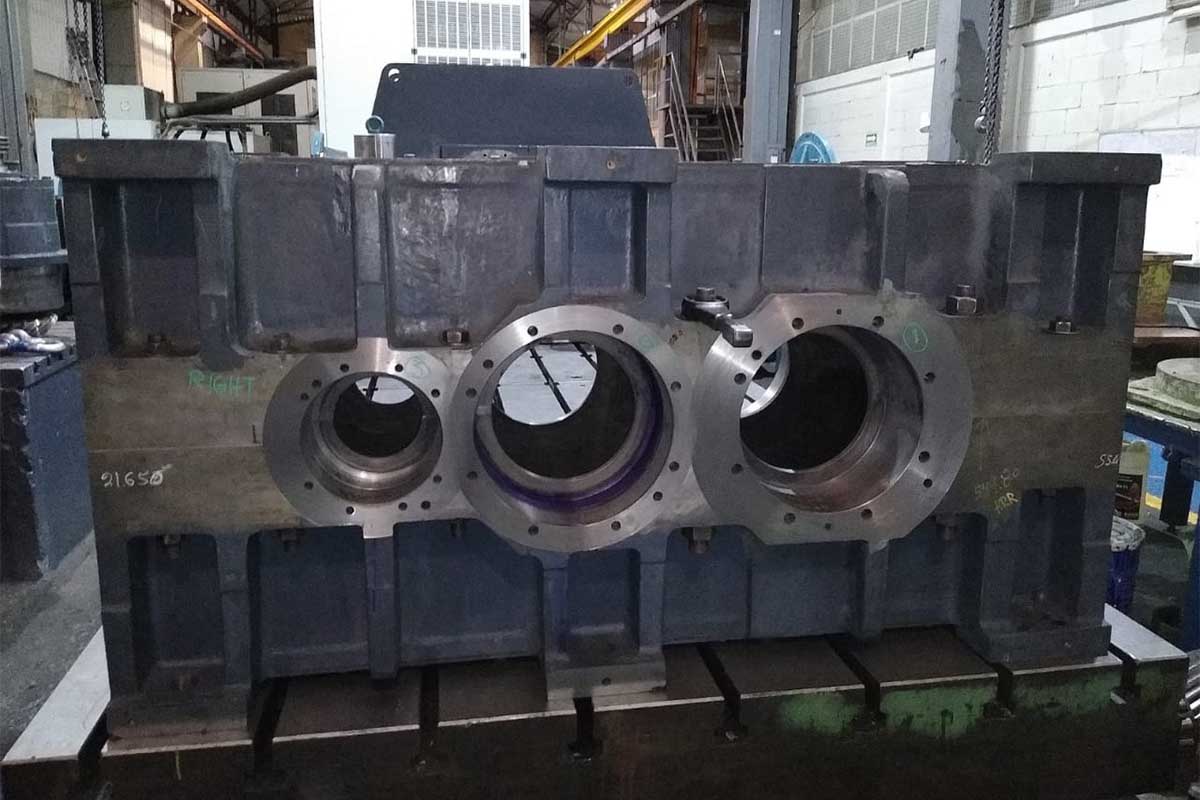 Inspección en sitio Maquinado de carcasa