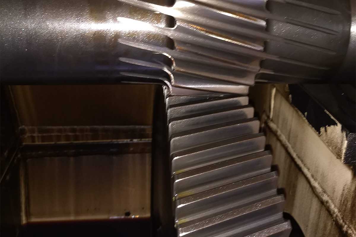 Inspección en sitio Inspeccion engrane